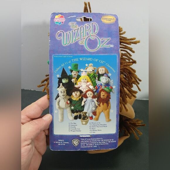Sugar Loaf Wizard Of Oz The Cowardly Lion Vintage Nanco 13" Plush New - Picture 3 of 4